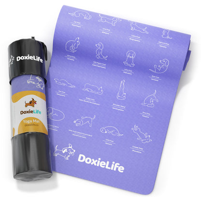 Instructional Dachshund Yoga Mat